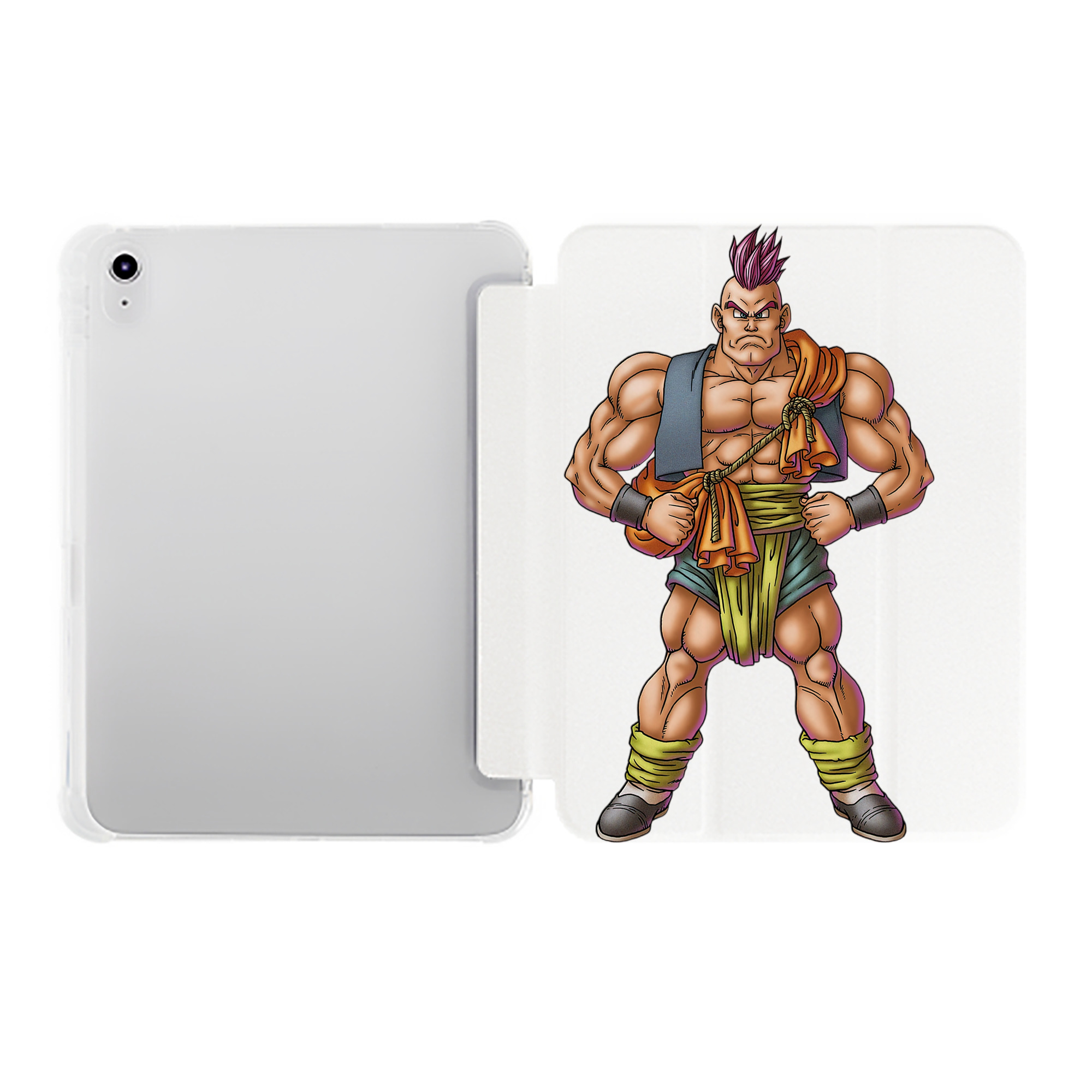 （画像用） ドラゴンクエスト Doragon Kuesuto Dragon Quest IPad ケース ペン収納付き 三つ折りスタンド PUレザー×シリコン 対応機種9.5/10.5/10.9インチ